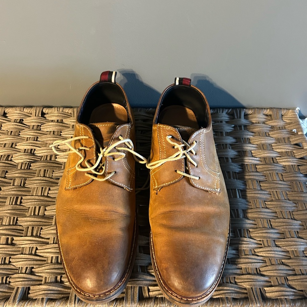 Ben Sherman Tan Leather Oxfords
